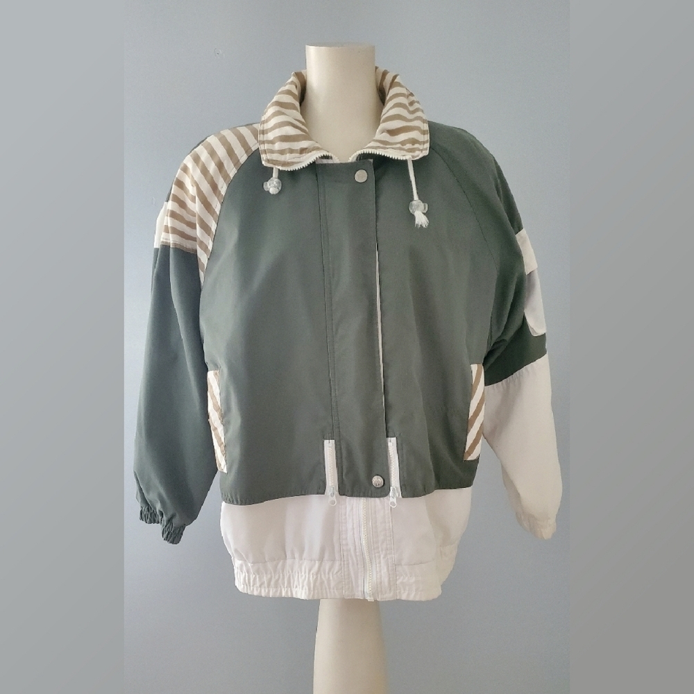 Vintage Mulberry Street Windbreaker Style Jacket